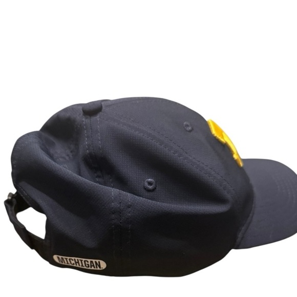 University Of Michigan Wolverines Navy Blue Top Of The World Hat Adjustable - Picture 4 of 5
